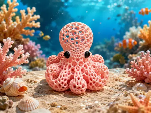 Voronoi Baby Octopus