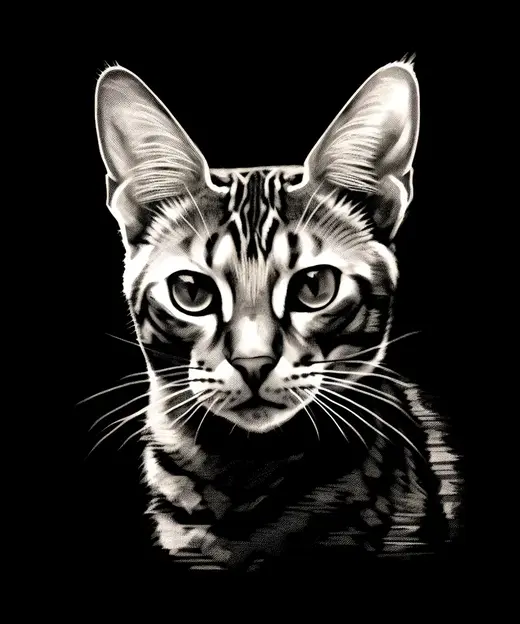 Realistic Cat Portrait - Hueforge 3D Wall Art Deco