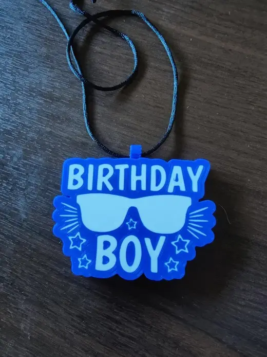 Birthday Boy Pendant