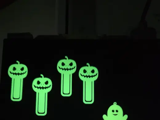 Halloween pumpkin book marks fast print
