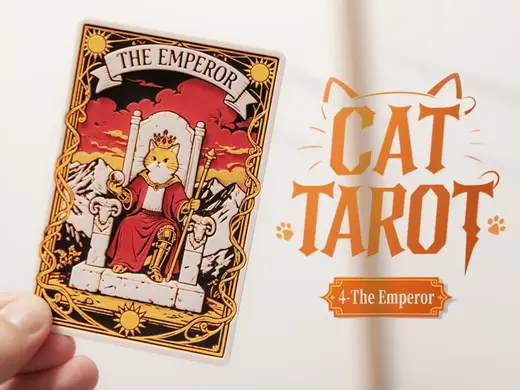 Cat tarot-4-The Emperor