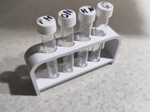 Aqarium water test tube holder