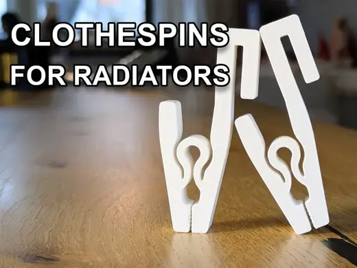 Clothespins/Clothes Pegs for radiators