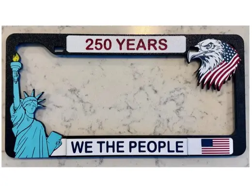 USA License Plate Frame