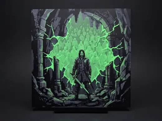 Aragorn's Dead Army - Hueforge Wall Art
