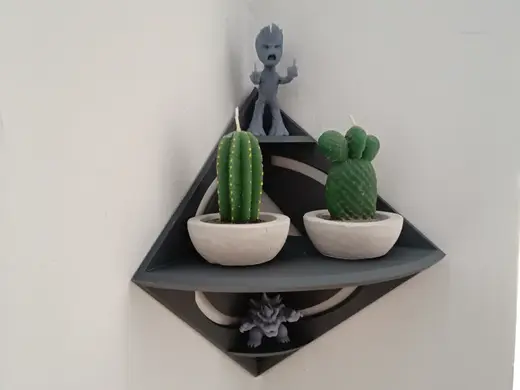 Decorative Corner Wall Shelf