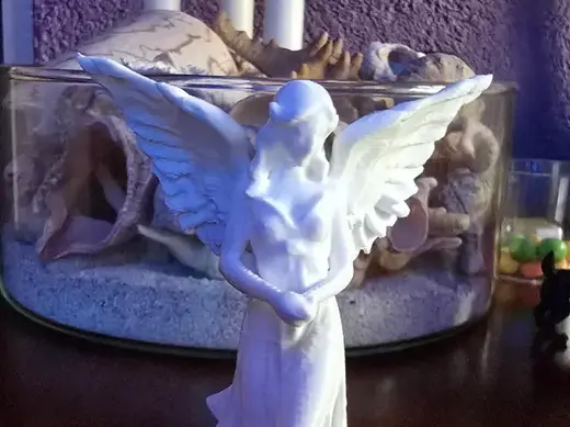 Female angel statue