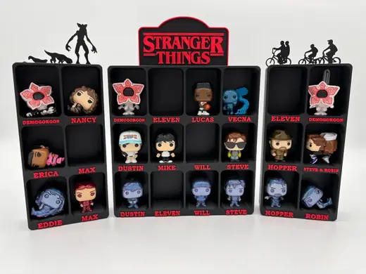 Kinder Joy stand for Stranger things Funko pop