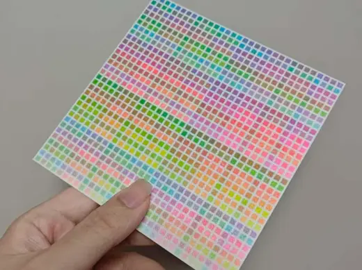 CMYK(CMYW叠色)省料1024种颜色校对色板_叠色测试合集_纸艺SA插件用
