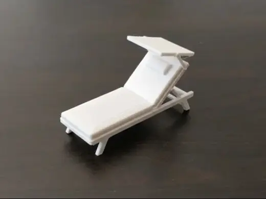 Luxury Sun Lounger with Pillow
