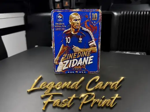Zinedine Zidane Legend Player Card