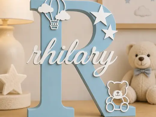 Personalized Baby Boy Nursery Letter
