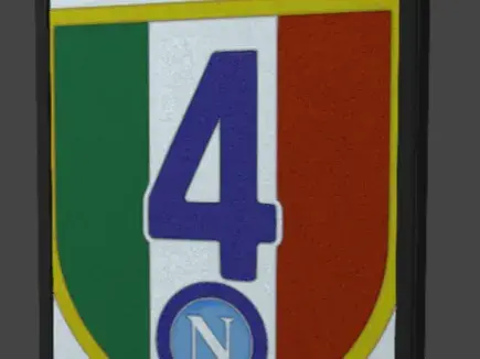 Scudetto 2025 Napoli Litofania