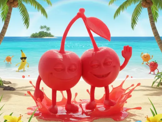 Cerise : "Cerise à deux, c’est mieux !"