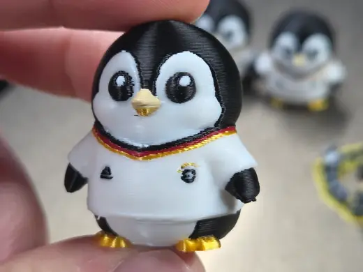 deutscher Deutschland fusball Pinguin WM style