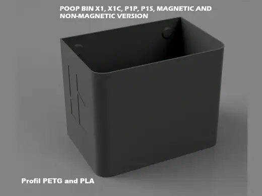POOP BIN X1, X1C, P1P, P1S