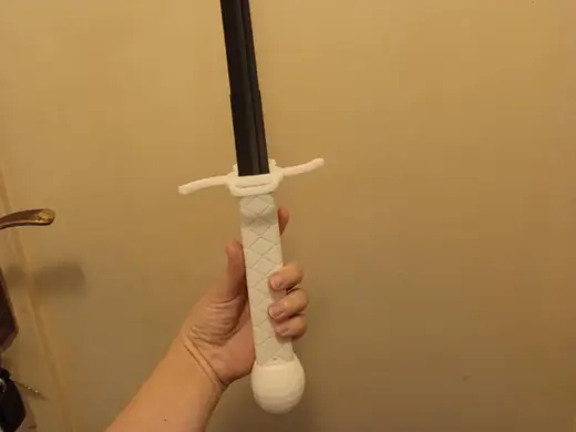 European style handguard for the telescopic tang