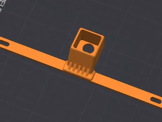 License plate camera mount