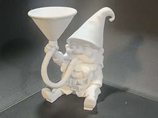 Garden Gnome Doing a Beer Bong