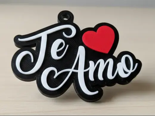 llavero te amo san valentin