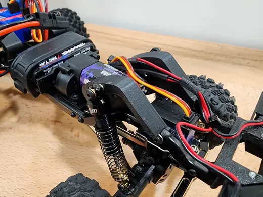 TRX4M Front Shock Mount Relocate