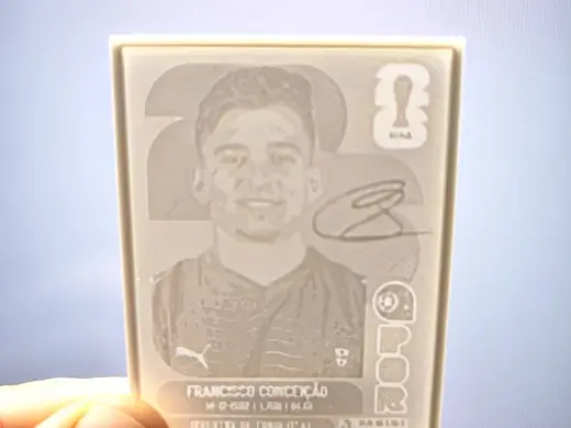 Cromo en 3D de Fco Conceição (Album Panini 2026)