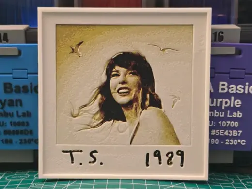 Taylor Swift "1989" Album - Hueforge Art