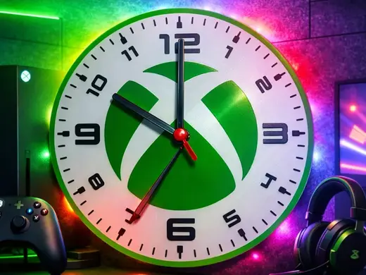 Xbox Wall Clock for Gaming Room