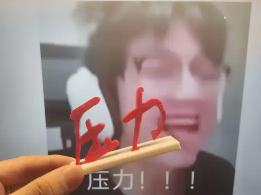 【压力!!!】桌面小摆件文字摆件模型