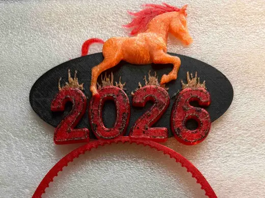 2026 Year Of The Fire Horse Headband