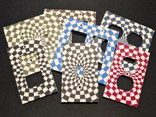 Assortment of Illusion Cover Plates