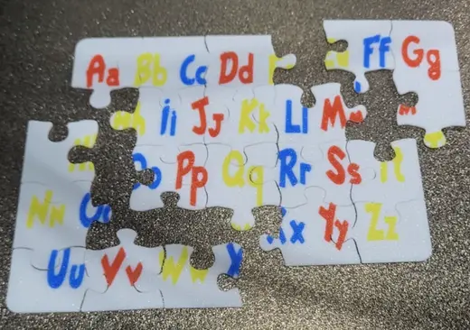 Educational Alphabet Jigsaw Puzzle (20 Piece)