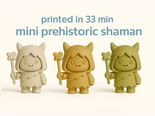 Mini Prehistoric Shaman – Tribal Figurine