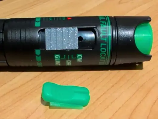 Flush Switch for Visible Fault Locator (VFL) Laser