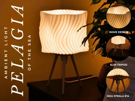 Pelagia Organic Wave Lamp