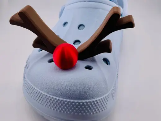Rudolph Shoe Charms