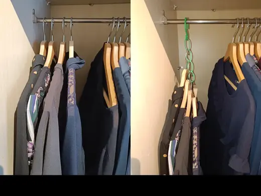 Spacesaving 4-in-1 Clothes Hanger