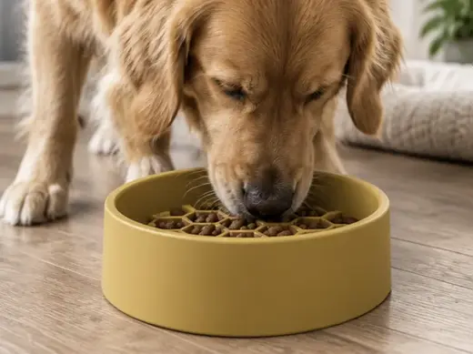 Dog slow feeder food bowl