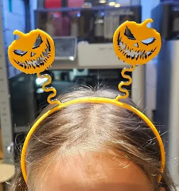 Halloween Hair band - bouncing pumpkins on springs