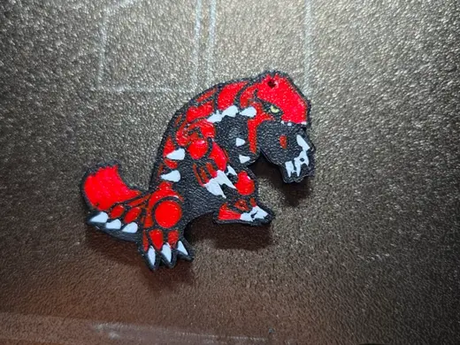 Keychain Pokemon Groudon