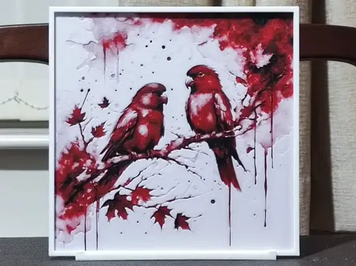 Chaotic Lovebirds - HueForge 3 Color