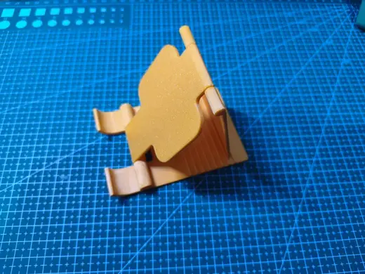 一体打印折叠手机支架