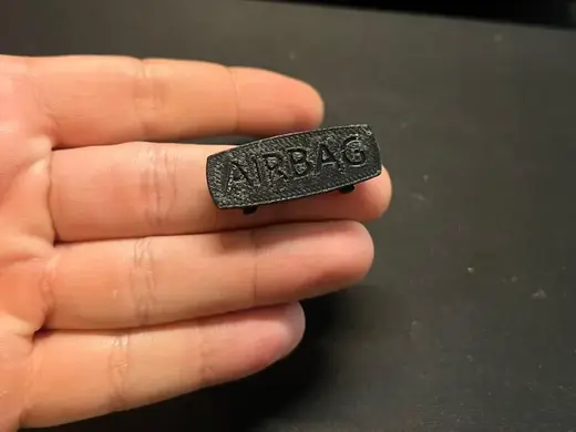 A B C Pillar Airbag Emblem For VW Golf 5 6 7