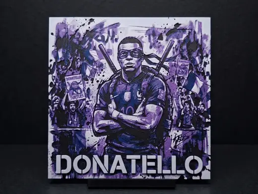 Mbappe Donatello - Hueforge Wall Art