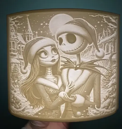 jack and sally merry christmas