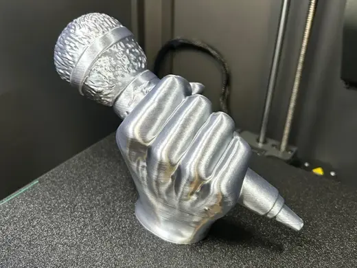 Microphone Statue