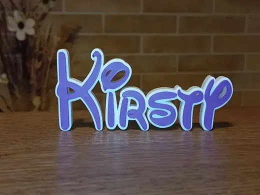 Disney Name Sign Kirsty Kid Room Wall Decor Tag