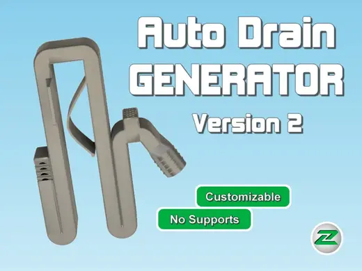 Auto Drain / Overflow Tube - Highly Customizable