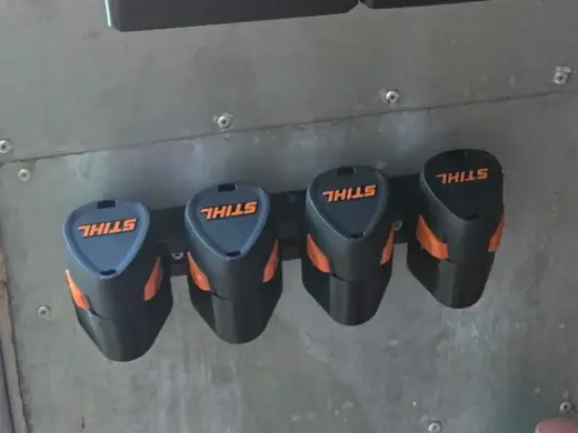 Secure Latching Stihl AS2 Battery Holder for Wall