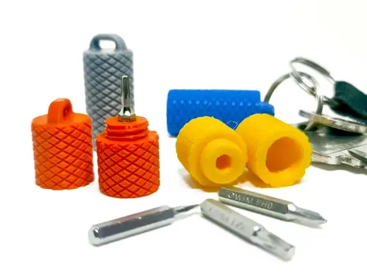 Micro 4mm bit Screwdriver Handle Keychain